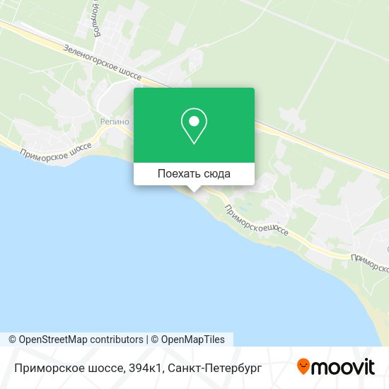 Карта Приморское шоссе, 394к1