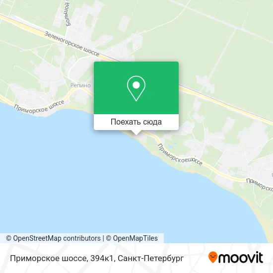 Карта Приморское шоссе, 394к1