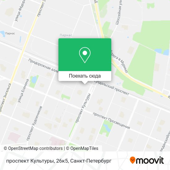 Карта проспект Культуры, 26к5