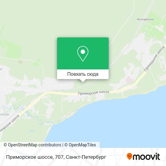 Карта Приморское шоссе, 707