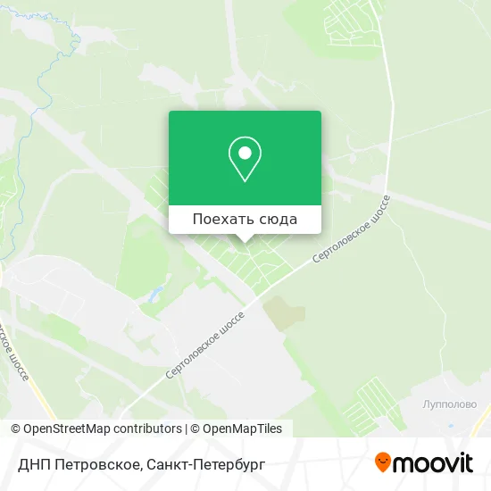 Карта ДНП Петровское