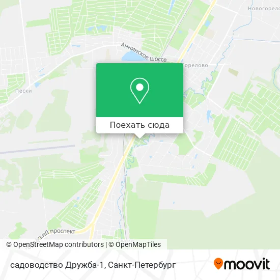 Карта садоводство Дружба-1
