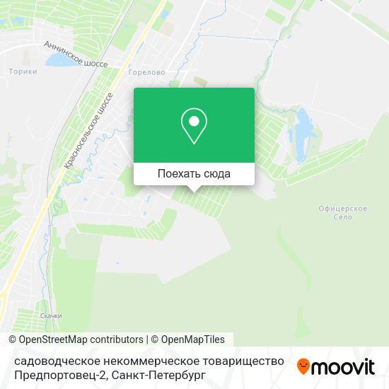 Карта садоводческое некоммерческое товарищество Предпортовец-2