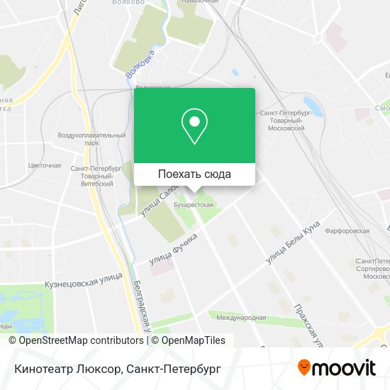 Карта Кинотеатр Люксор
