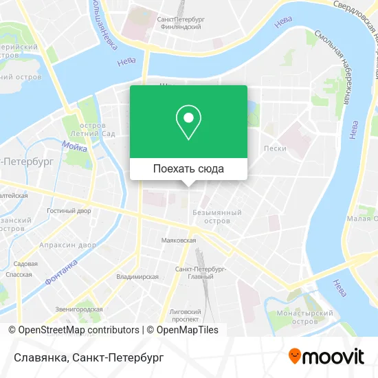 Карта Славянка