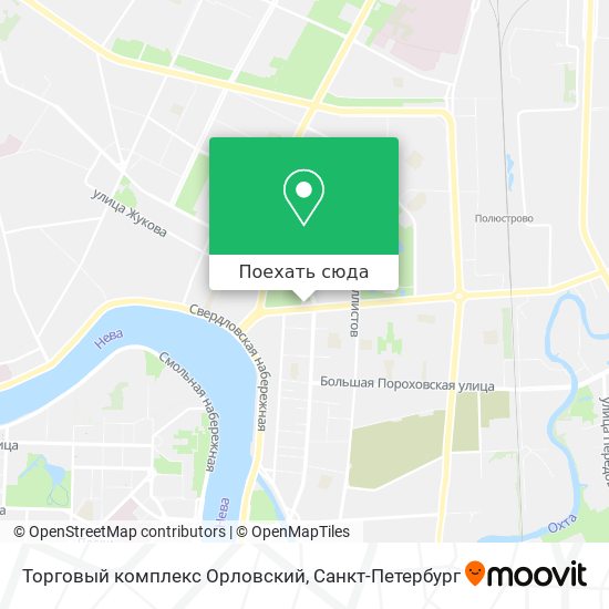 Карта Торговый комплекс Орловский
