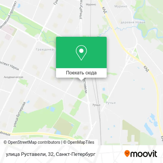 Карта улица Руставели, 32