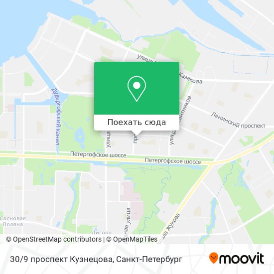 Карта 30/9 проспект Кузнецова