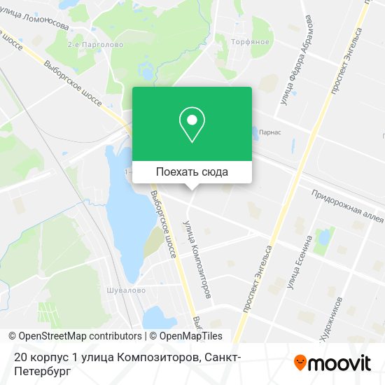 Карта 20 корпус 1 улица Композиторов