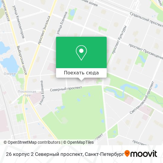 Карта 26 корпус 2 Северный проспект