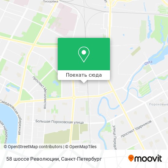 Карта шоссе революции