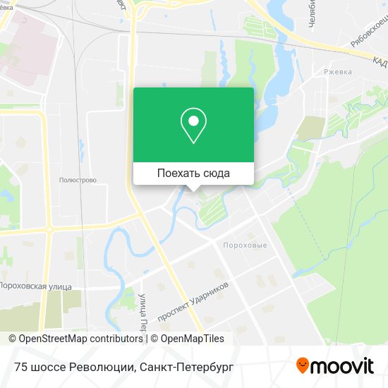Карта 75 шоссе Революции