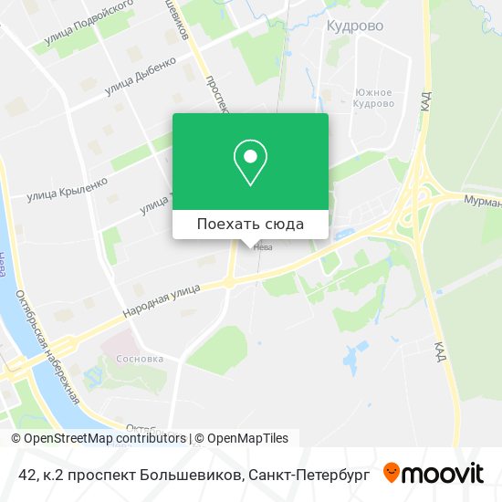 Карта 42, к.2 проспект Большевиков