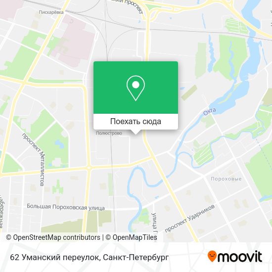 Карта 62 Уманский переулок