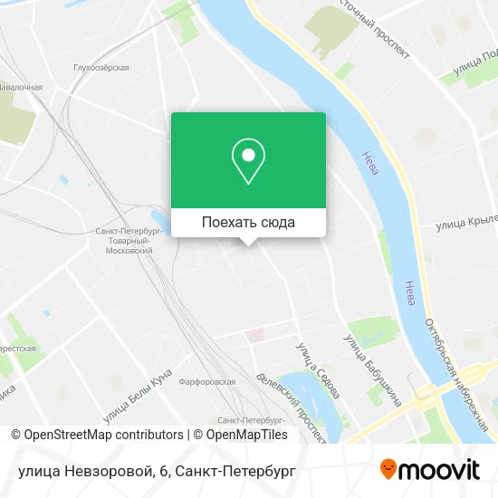 Карта улица Невзоровой, 6