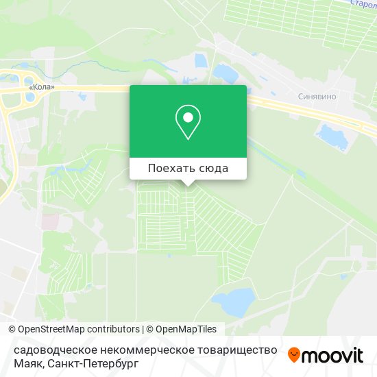 Карта садоводческое некоммерческое товарищество Маяк