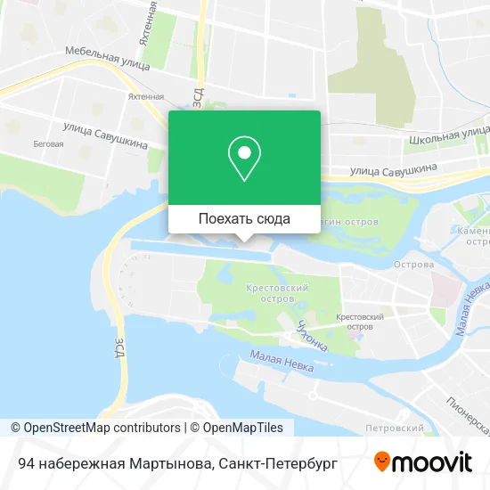 Карта 94 набережная Мартынова