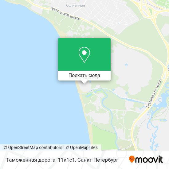 Карта Таможенная дорога, 11к1с1