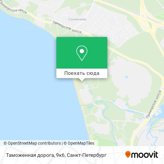 Карта Таможенная дорога, 9к6