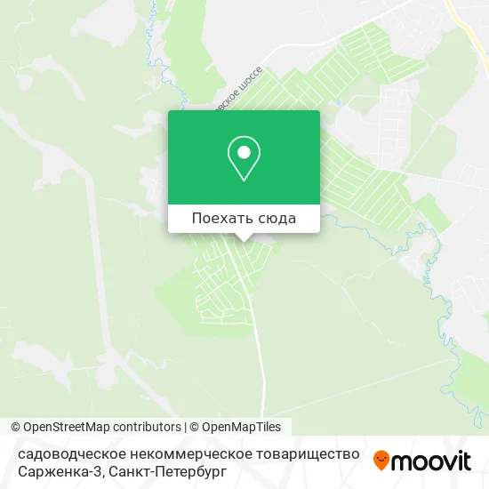 Карта садоводческое некоммерческое товарищество Сарженка-3
