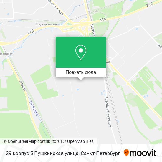 Карта 29 корпус 5 Пушкинская улица