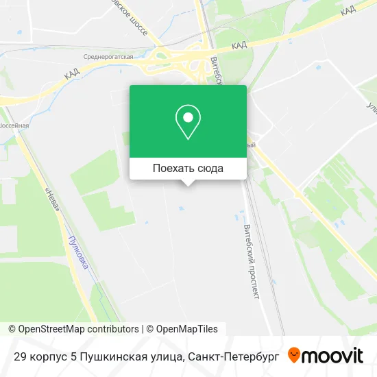 Карта 29 корпус 5 Пушкинская улица