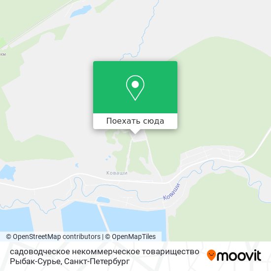 Карта садоводческое некоммерческое товарищество Рыбак-Сурье