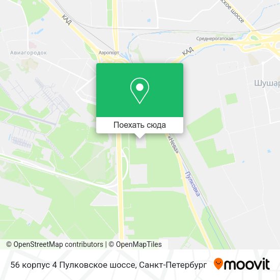 Карта 56 корпус 4 Пулковское шоссе