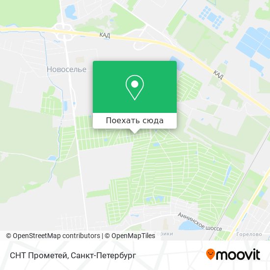 Карта СНТ Прометей