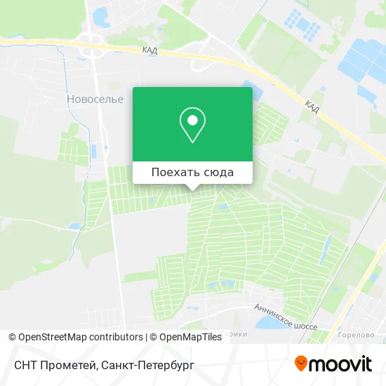 Карта СНТ Прометей