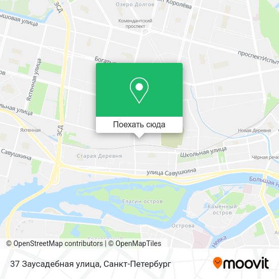 Карта 37 Заусадебная улица