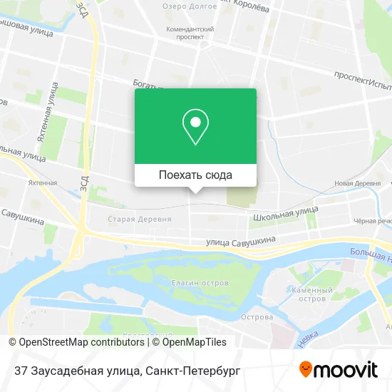 Карта 37 Заусадебная улица