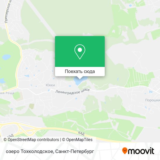 Карта озеро Тохколодское