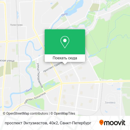 Карта проспект Энтузиастов, 40к2