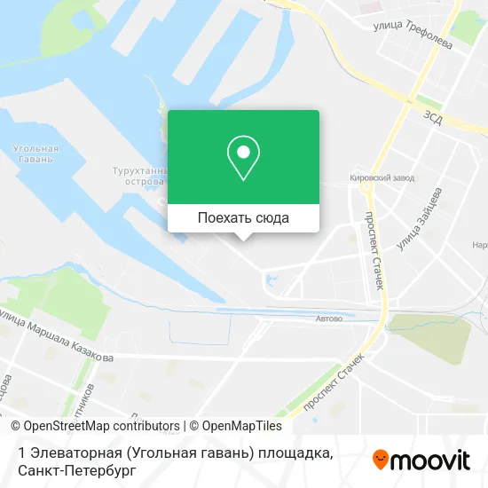 Карта 1 Элеваторная (Угольная гавань) площадка