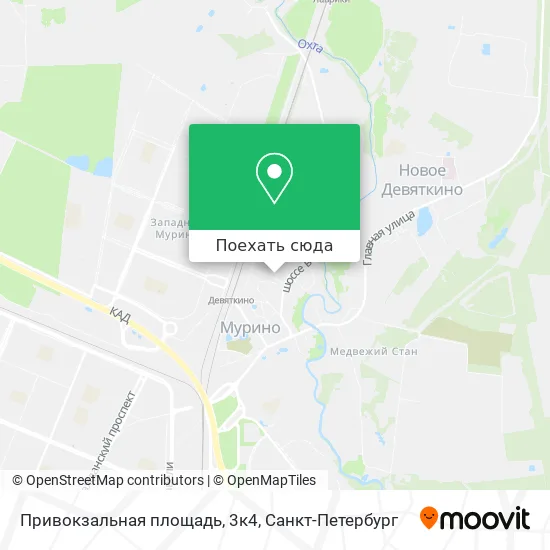 Карта Привокзальная площадь, 3к4