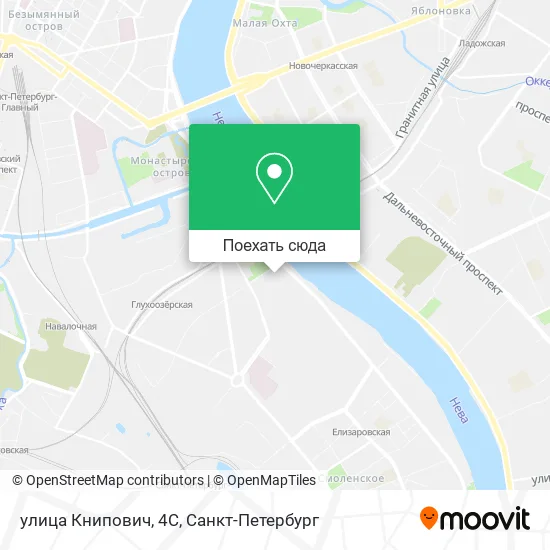 Карта улица Книпович, 4С