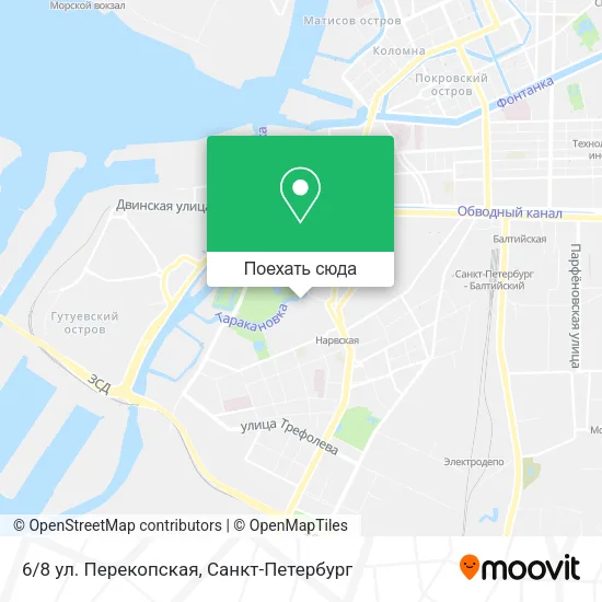 Карта 6/8 ул. Перекопская