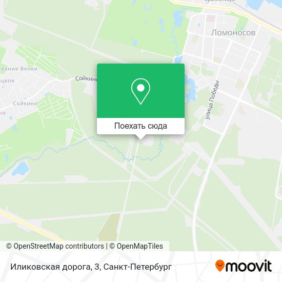 Карта Иликовская дорога, 3