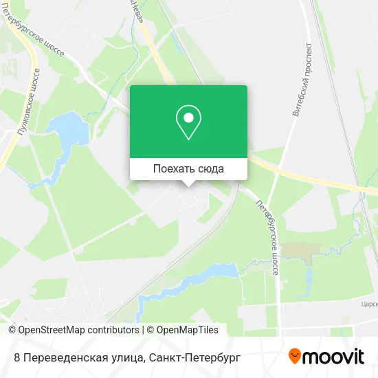 Карта 8 Переведенская улица