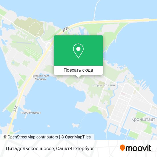 Карта Цитадельское шоссе