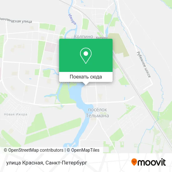 Карта улица Красная