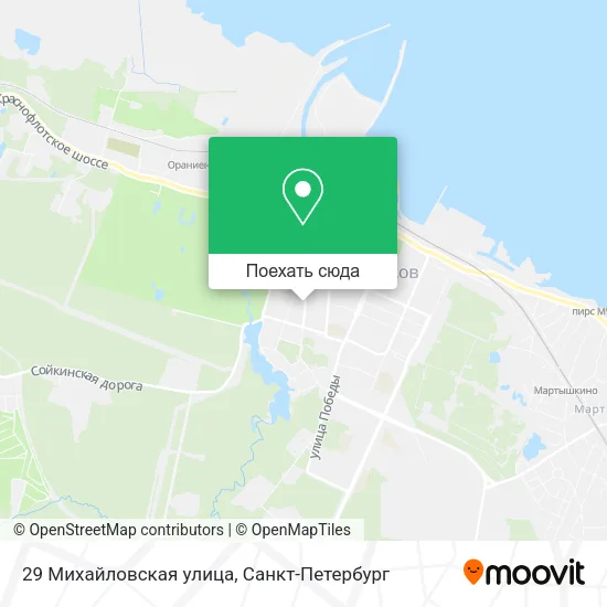 Карта 29 Михайловская улица