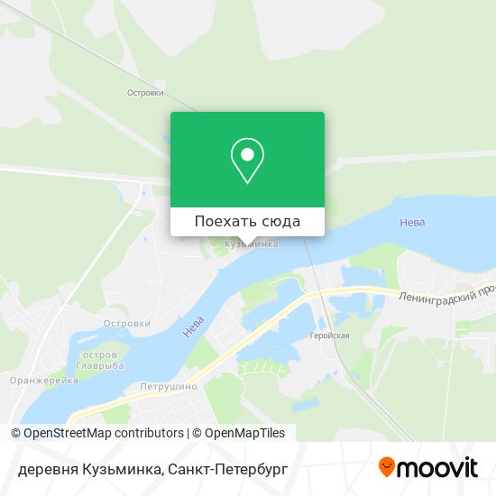 Карта деревня Кузьминка
