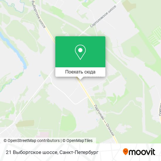 Карта 21 Выборгское шоссе