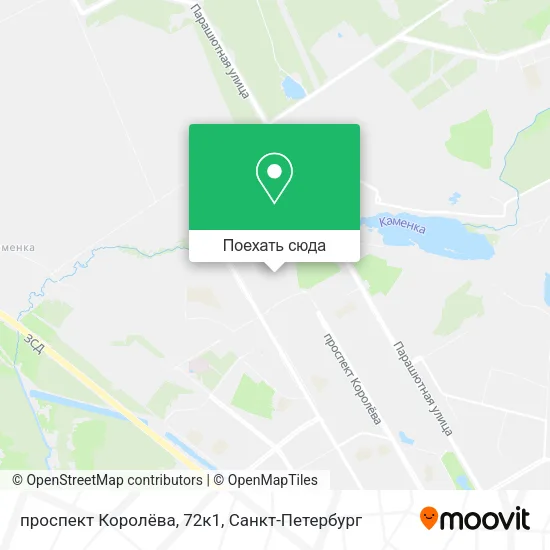 Карта проспект Королёва, 72к1