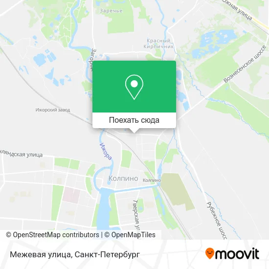 Карта Межевая улица