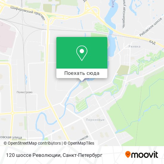 Карта 120 шоссе Революции