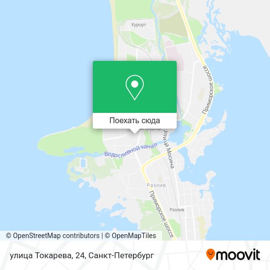 Карта улица Токарева, 24