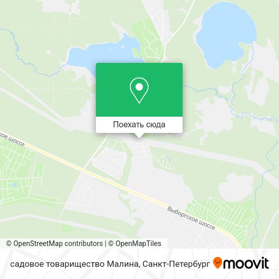 Карта садовое товарищество Малина